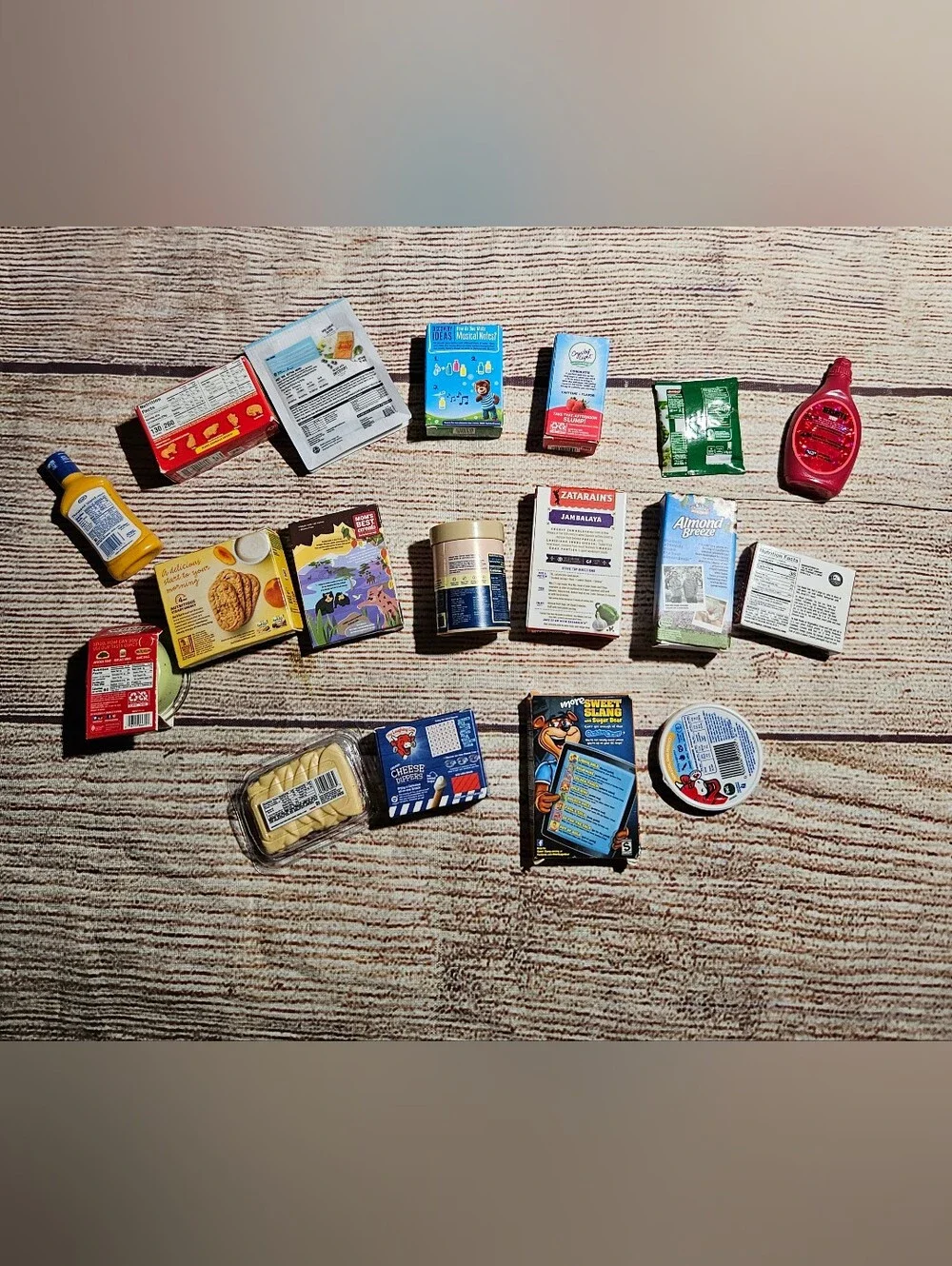 Mini brands toys 18 pieces miniature food toys